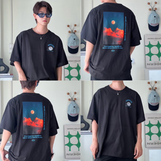 THEBOY- MOONSHINE OVERSIZE เสื้อยืดเดอะบอยโอเวอร์ไซส์