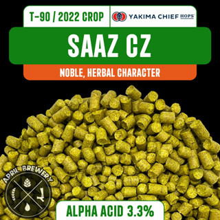 Saaz CZ Hops Pellets ฮอปส์ เพลลิท ทำเบียร์​ Pale Ale, IPA และอื่นๆ Homebrew Crop 2022 1oz [Yakima Chief Hops]