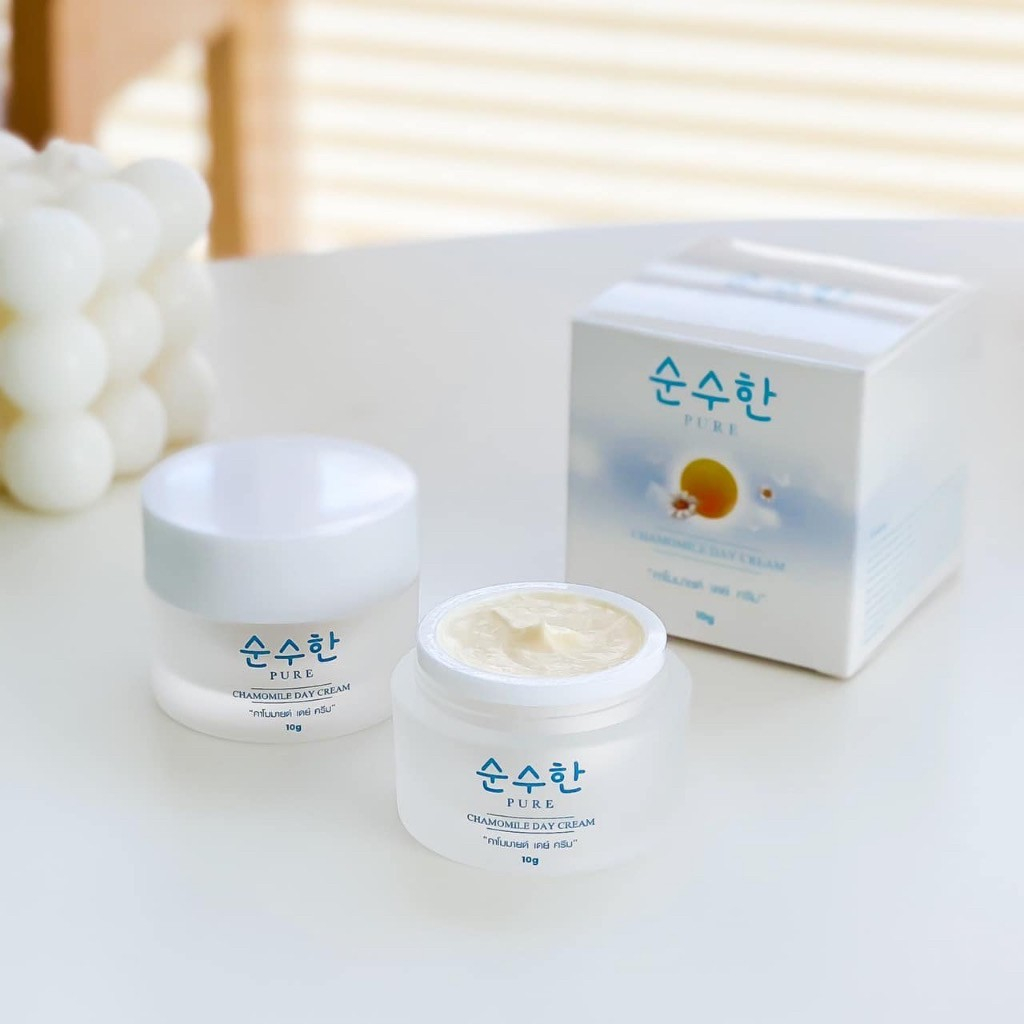 Day Cream ครีมทาหน้ากลางวัน เพียว สกินแคร์ คาโมมายด์ แบรนด์เพียว ขนาด 10 กรัม (รับประกันของแท้ 100% ไม่แท้ยินดีคืนเงิน) - รูปที่ 7