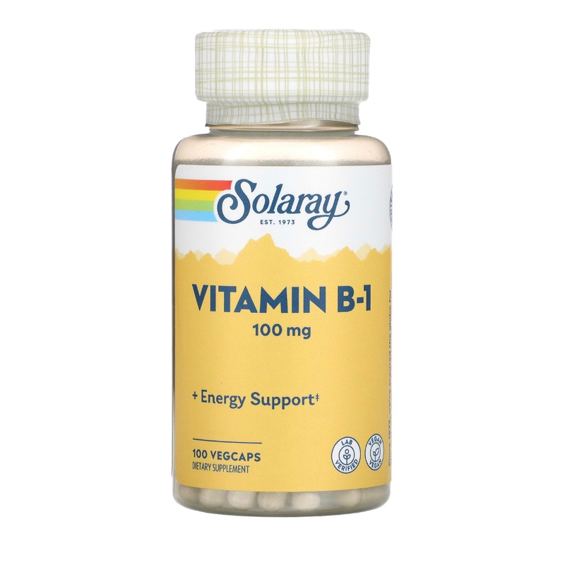 พร้อมส่ง NOW Foods Vitamin B-1 100 mg 100 Tablets Thiamine วิตามินบี1