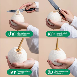 ** จัดส่งฟรี **มะพร้าวสด มะพร้าวน้ำหอม น้ำมะพร้าว Natura Harvest น้ำมะพร้าวน้ำหอม 1กล่องๆละ 12 ลูก