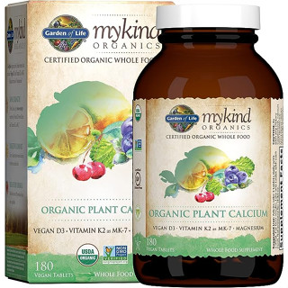 แคลเซียม มังสวิรัติ ออร์แกนิก Garden of Life, MyKind Organics, Organic Plant Calcium