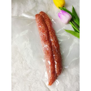 กุนเชียงหมูนครปฐม มันน้อย ไม่ใส่วัตถุกันเสีย ซีลสูญญากาศอย่างดี