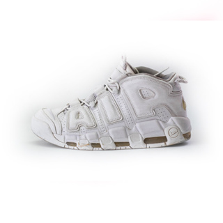 Nike Air More Uptempo สีขาว  (รองเท้าบาสมือสอง) Size 9.5US / 43EUR / 275 CM