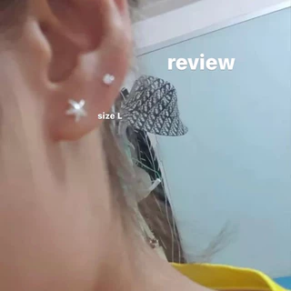 silver 925, ต่างหูเงินแท้ : ดาวร่มขาว