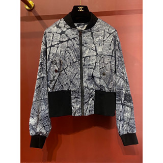 DIOR CROPPED BOMBER JACKET แจ็คเก็ต ทรงครอป ผ้าสวยมาก ดิออร์