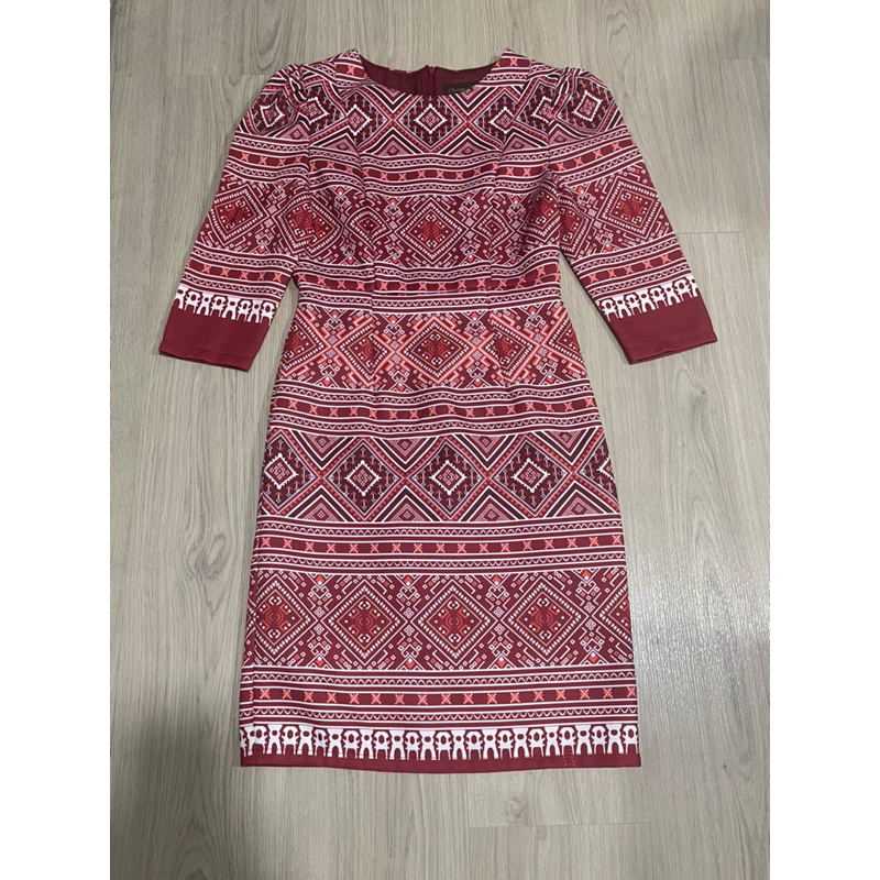 เดรส แบรนด์ Orange Juice M สีแดง