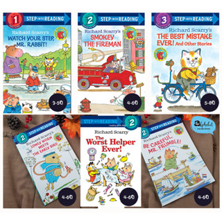 [หนังสือ หัดอ่าน Richard] Richard Scarry (Step into Reading) Level1, 2,3 อายุ 3-8ปี ปกอ่อน #หัดอ่าน #ตลก