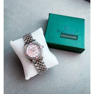 **พร้อมส่ง** นาฬิกา ROLEX  ล้อมเพชร พร้อมกล่อง