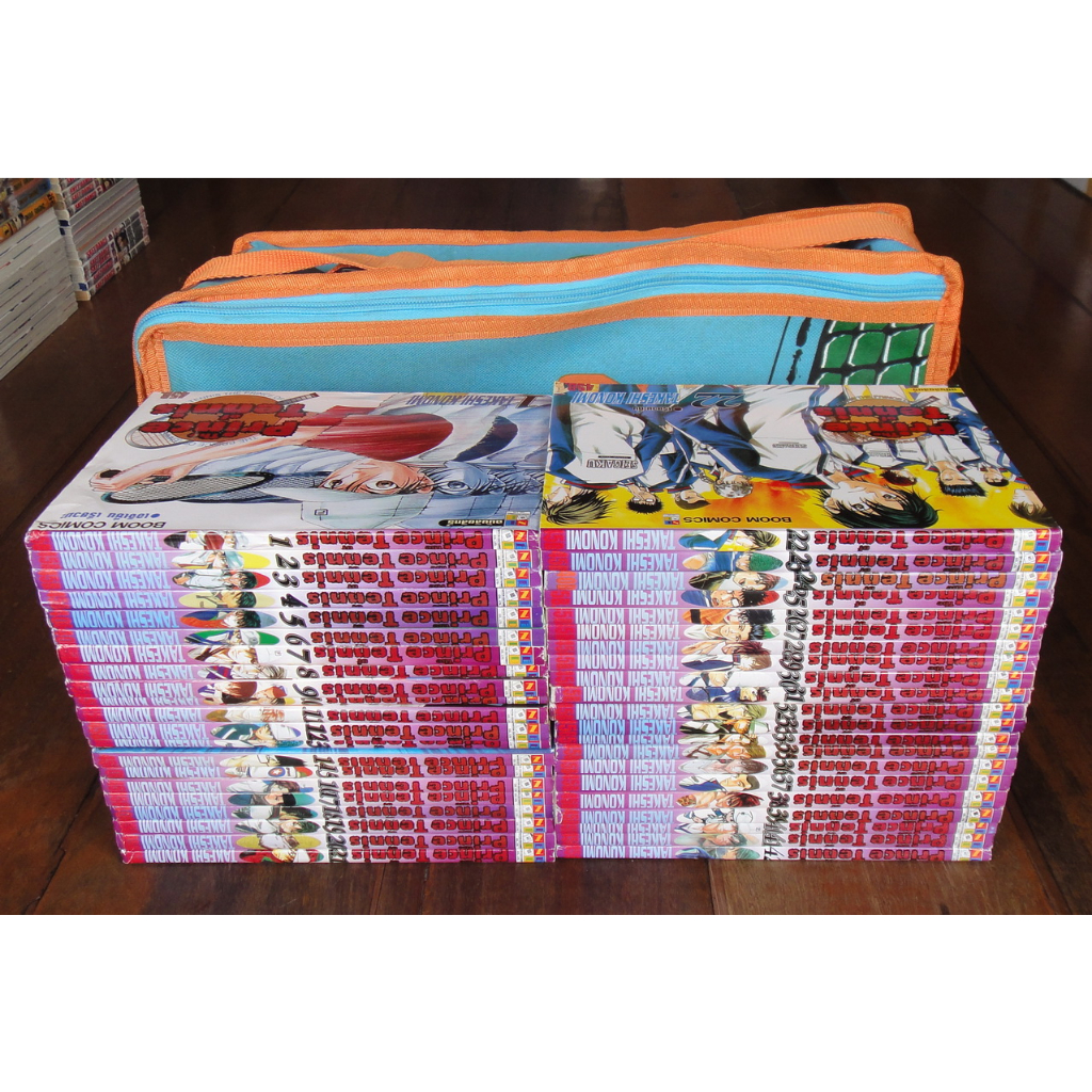 หนังสือการ์ตูน กระเป๋า The Prince of Tennis เจ้าชายลูกสักหลาด เล่ม 1-42 ครบจบ ผลงานของ Takeshi Konom