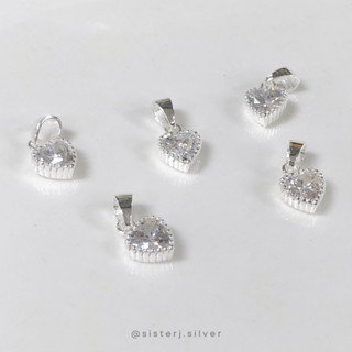 Sister J. hearty pendant จี้หัวใจ จี้เงินแท้ (เฉพาะจี้) /silver925