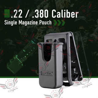 ซองแม็กกาซีน.22 Universal ยี่ห้อ Cytac (Universal Single Magazine Pouch Fits Universal .22,.38 Caliber Magazine)   ● คุณ