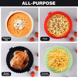 *พร้อมส่ง* Silicone tray ซิลิโคนรองหม้อทอดไร้น้ํามัน รองหม้ออบ ทนความร้อนสูง ใช้ซ้ําได้ Foodgrade อเนกประสงค์