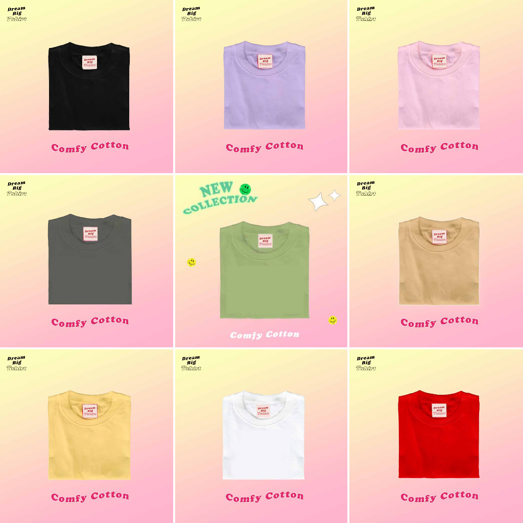 Live2# เสื้อยืดรุ่น Cotton เลือกลาย เเละสีเสื้อได้ทั้งร้าน ส่งรูปลายในเเชท Dream Big Tshirt พร้อมส่ง