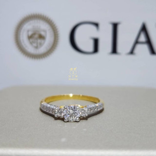 แหวนเพชรเม็ดยอดเซอร์GIA เพชร Round Brilliant 28/0.54 ct.