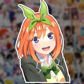 Yotsuba nakano สติกเกอร์ 2 แผ่น 5 Toubun no Hanayome Anime sticker The Quintessential Quintuplets เจ้าสาวผมเป็นแฝดห้า