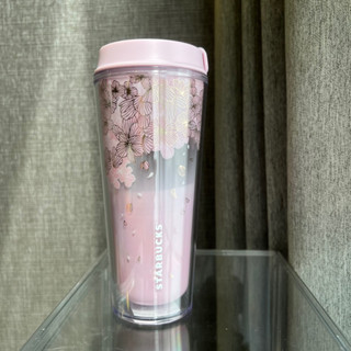 Falling Cherry Blossom Tumbler 16oz. ทัมเบลอร์สตาร์บัคส์ คอลเลคชั่น Soft Blossom 2022 v.1