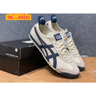 รองเท้าโอนิซึกะไทเกอร์ แบบหนัง✔แท้100% มี5สีให้เลือก รองเท้าOnitsuka Tiger Mexico66【รูปถ่ายจากสินค้าจริง Size:37-45eu】