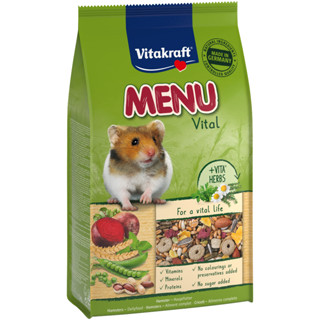 Vitakraft Hamster 400g อาหารหนูแฮมสเตอร์ อุดมด้วยโปรตีนสูง ธัญพืชอบกรอบ เเสนอร่อย