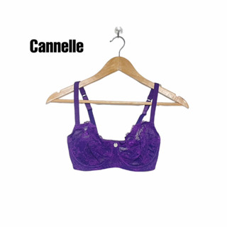 Cannelle Bra เสื้อชั้นในซีทรูสีม่วงสุดเซ็กซี่ ตะขอ3ระดับกระชับเต้า งานส่งออกผ้าดี ชุดชั้นใน เสื้อใน 80B 70E 75E 80E 85E