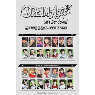 Trading crard set (Random) Nct dream istj