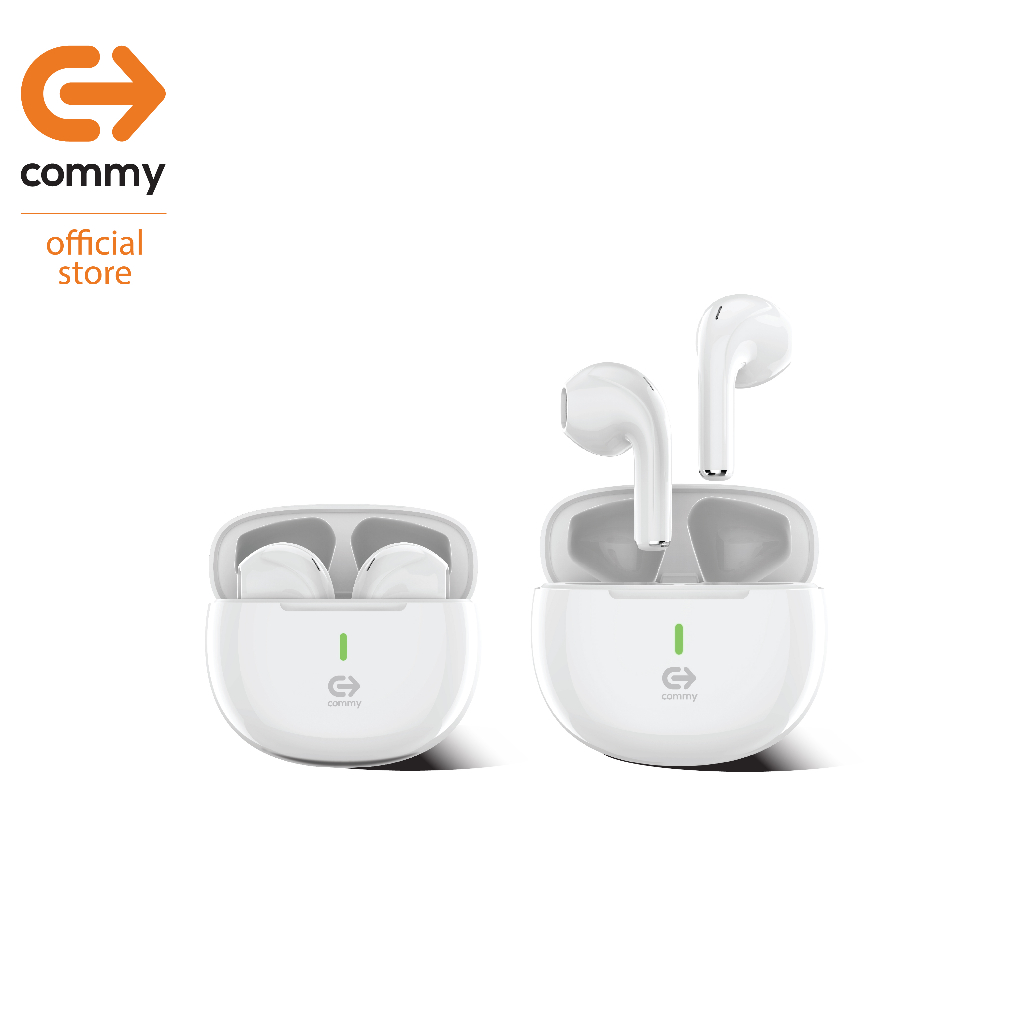 Commy หูฟังบลูทูธ TWS หูฟังไร้สาย ไมค์ชัด เสียงดี หูฟังBluetooth true wireless earbuds รับประกัน 1ปี
