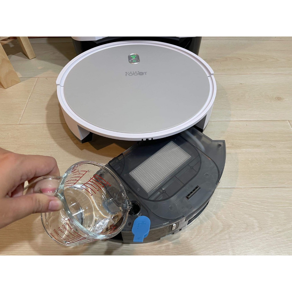 Mister Robot หุ่นยนต์ดูดฝุ่น หุ่นยนต์ถูพื้น เก็บฝุ่นอัตโนมัติ รุ่น HYBRID MAP PRO แถมฟรี! น้ำยาทำความสะอาดอเนกประสงค์ - รูปที่ 4