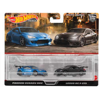 รถเหล็ก HOTWHEELS PREMIUM ของแท้ 2 Pack Pandem Subaru BRZ / Lexus RC F GT3 (HKF51)