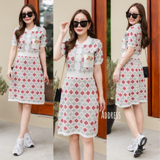 🌈🌿🌼🌺🌸❤️💙🇰🇷 Knit GP Pearl Dress