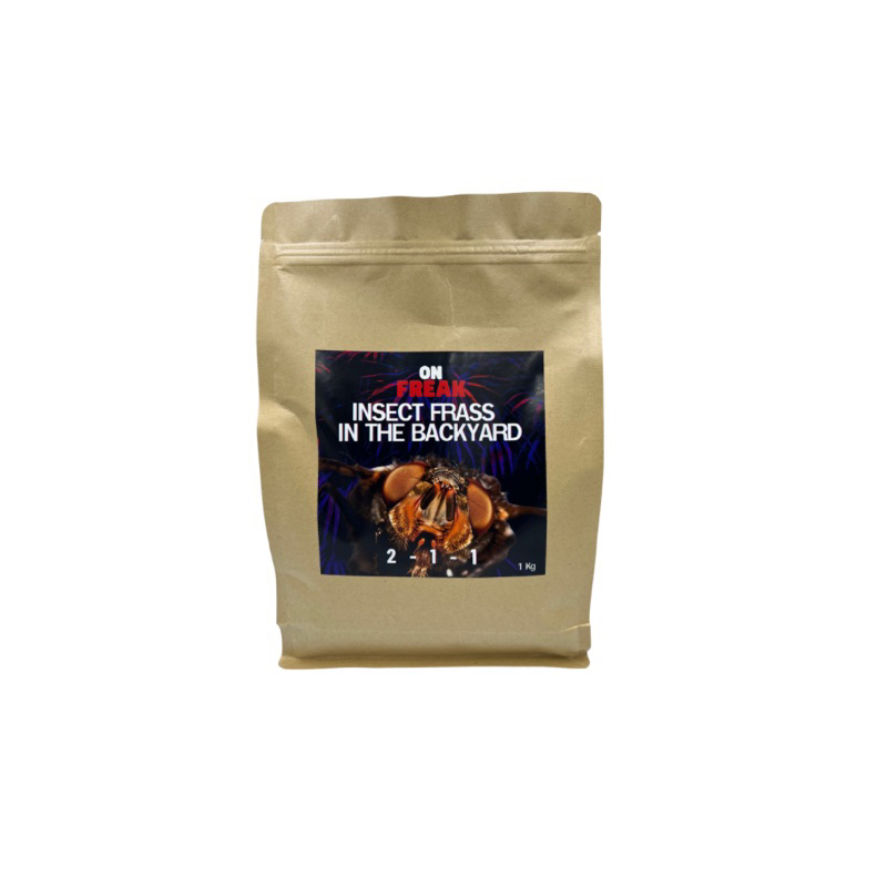 ONFREAK INSECT FRASS IN THE BACKYARD ขนาด 1kg. แถมถุงกรองฟรี