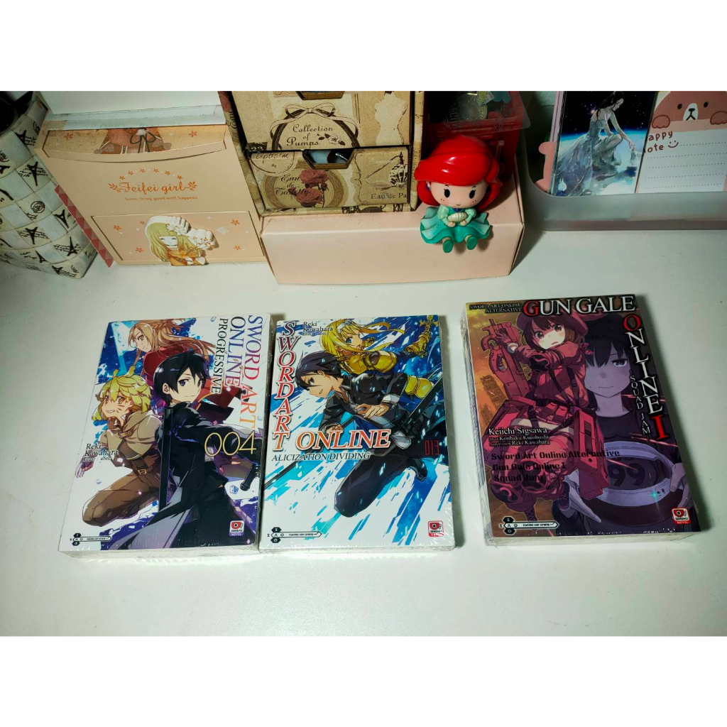 [Light Novel มือสองในซีล] Sword Art Online 4,13 Gun gale Online 1 (ไม่ครบชุด / ซื้อแยกเล่มได้)