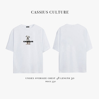 CASSIUS PREMIUM COTTON OVERSIZE เสื้อยืดสกรีนลาย พรีเมี่ยม dog