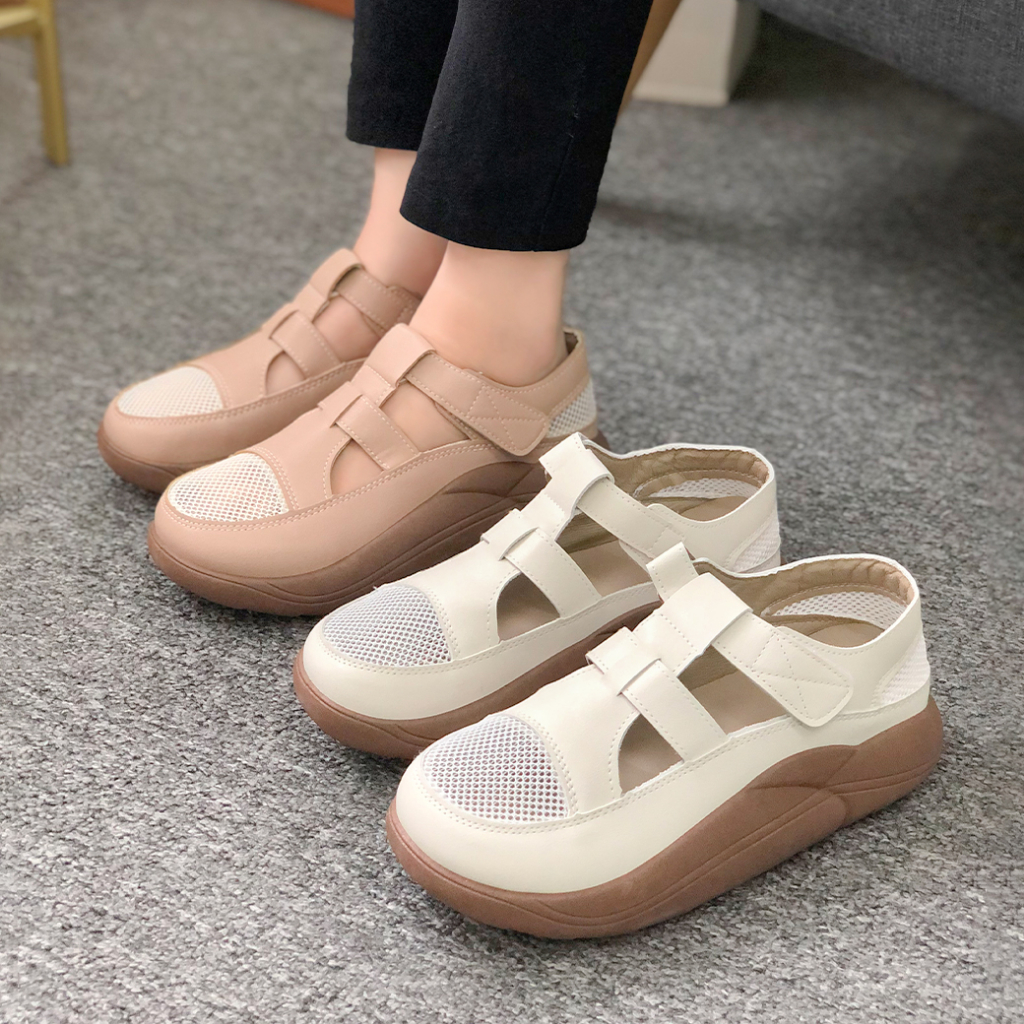 FA2SHOP รุ่น FQ175 รองเท้าหนังผ้าตาข่าย