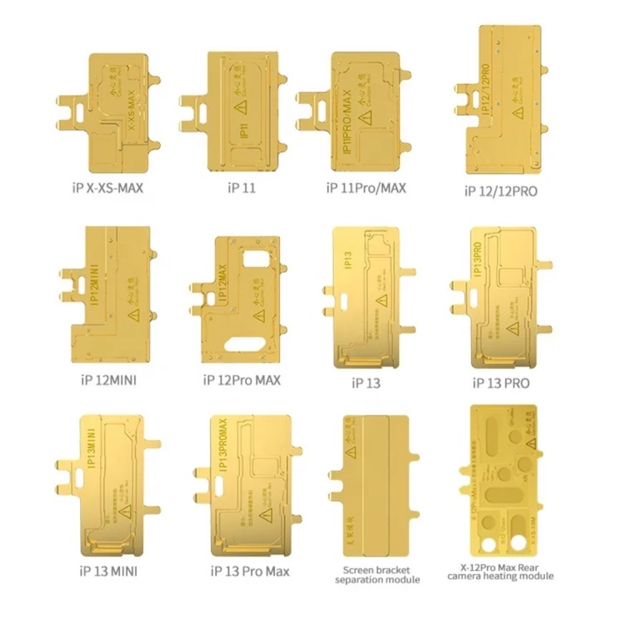 Aixun แผ่นอลูมิเนียม iHeater Pro สำหรับ 11 11pm 12/12pro 13 13p 13pm 14/14plus 14p/14pm