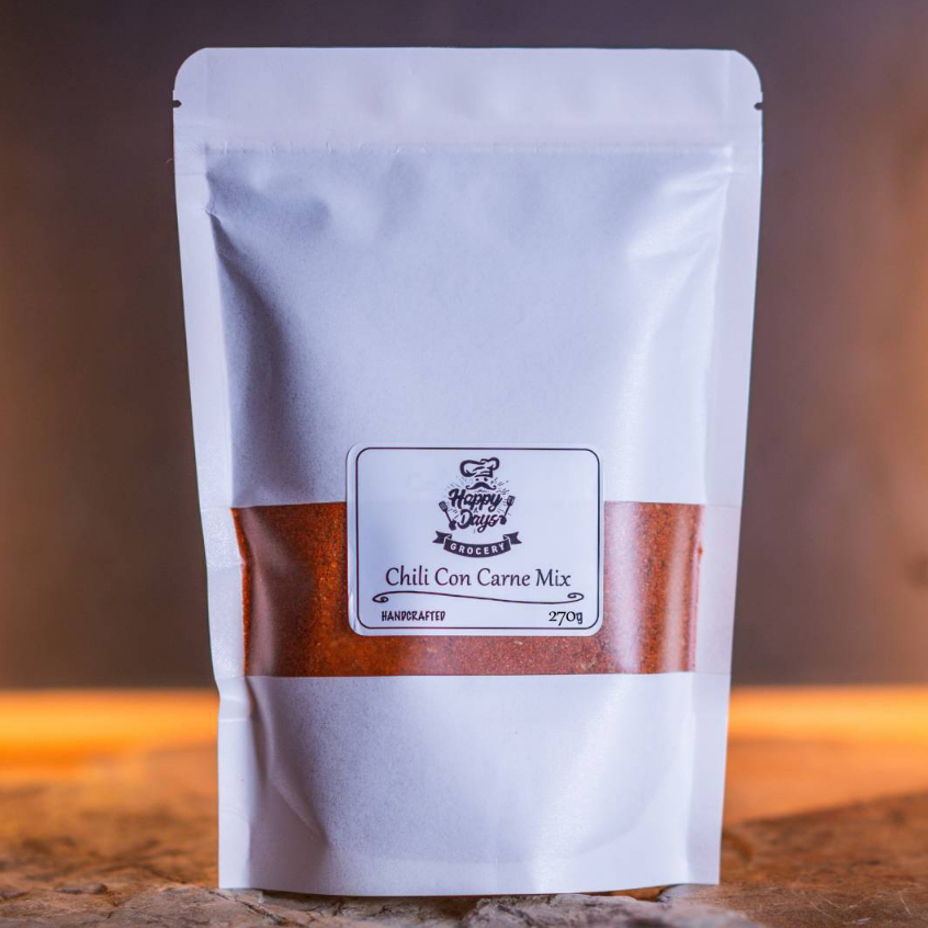 ผงปรุงรสรวมเครื่องเทศเม็กซิกัน น้ำหนักสุทธิ 270กรัม, Chili Con Carne Spice Mix, Net Weight 270g