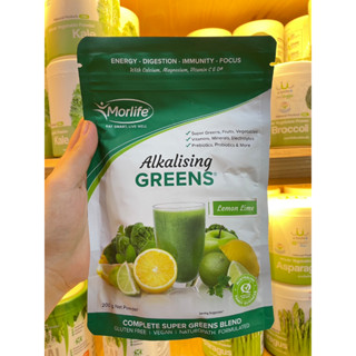 Morlife Alkalising Green Lemon Lime 200g