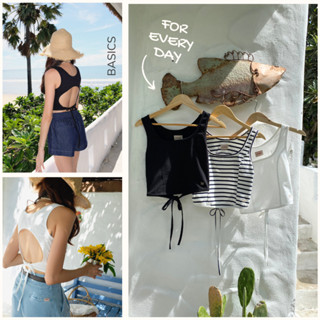 KD Tank Top เสื้อกล้ามเปิดหลัง | Kanda Jeans