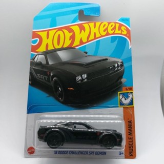 รถเหล็ก Hotwheels 18 DODGE CHALLENGER SRT DEMON (ib43)