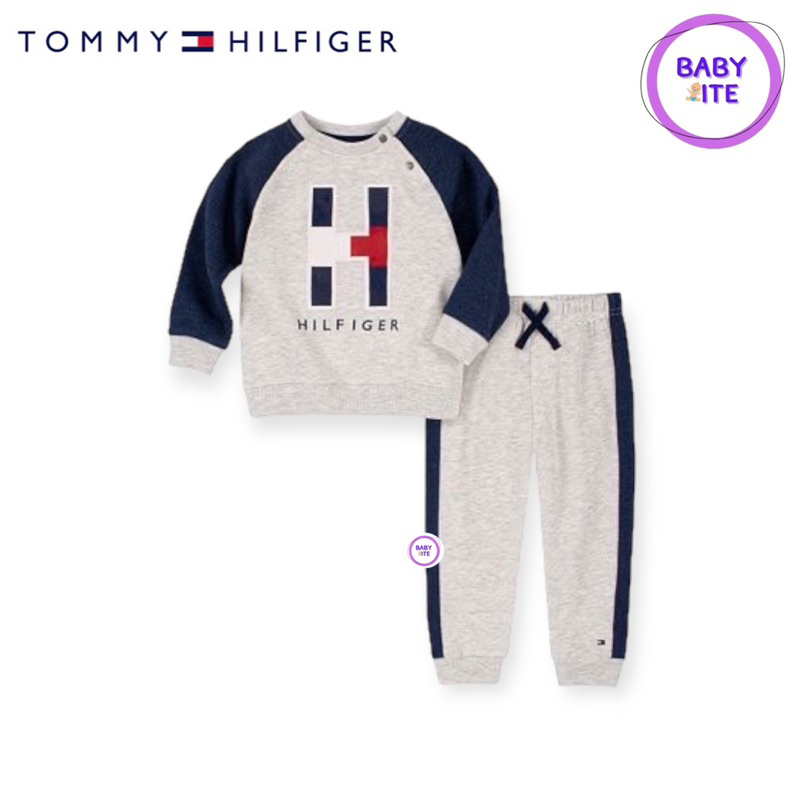 (แท้ ) Tommy ชุดนอนเด็ก ชุดกันหนาวเด็ก ใส่ได้ทั้ง เด็กผู้ชาย เด็กผู้หญิง ไซส์ 12-24 เดือน