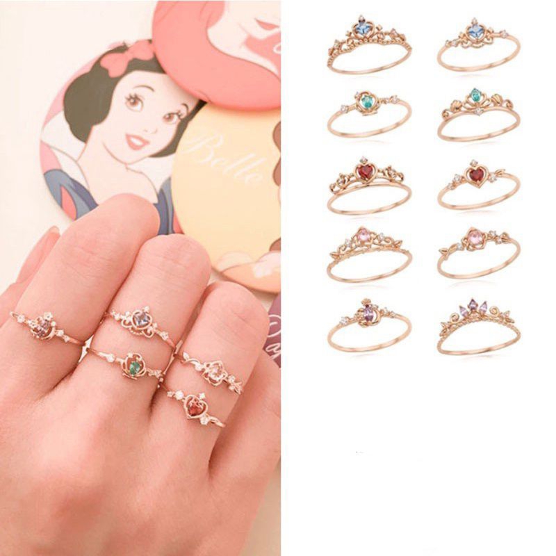💍 แหวนเจ้าหญิงดิสนีย์ 10 แบบ น่ารักมากกก