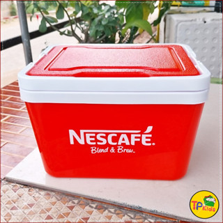 สุดคลู กระติกน้ำแข็ง NESCAFE ​ความจุ 5 ลิตร​ เก็บความเย็นได้นาน 8 ชั่วโมง ขนาดพกพา