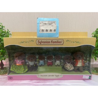 🌻สินค้าใหม่🌻 Sylvanian Families Chocolate Labrador Dog Family ซิลวาเนียน ครอบครัว สุนัข ช็อคโกแลตลาบราดอร์ มือ1