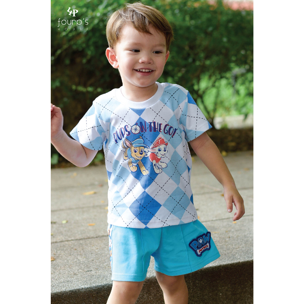 PAW PATROL : PTNYT1012 เสื้อแขนสั้นเด็กลิขสิทธิ์แท้