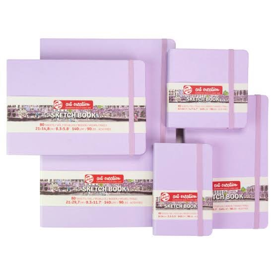 Art Creation Sketch notebook 140g 80 sheets สมุดสเก็ตช์ ปกหนัง สมุดไม่มีเส้น 140แกรม 80 แผ่น มีหลายข