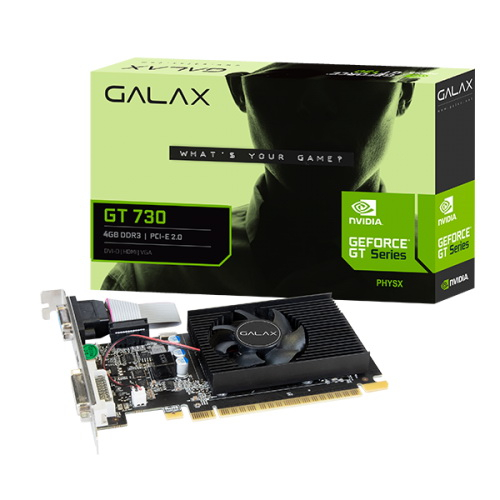VGA GALAX GEFORCE GT 730 LOW PROFILE 4GB DDR3