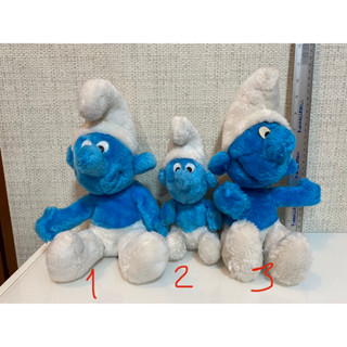 ตุ๊กตา Smurf peyo 1980 vintage doll เลือกลายด้วยนะคะ ของแท้ สภาพ95%