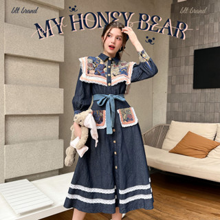 B128 My Honey Bear : Midi Dress