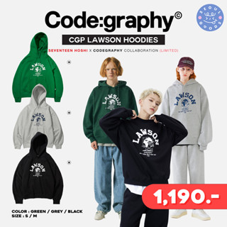 (พร้อมส่ง) เสื้อฮู้ดดี้ Code:Graphy - CGP LAWSON HOODIE