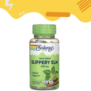 Solaray, Slippery Elm, 400 mg, 100 VegCaps