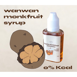 SALE‼️Wanwan Sweetener Monkfruit Syrup ไซรัปหล่อฮังก้วย